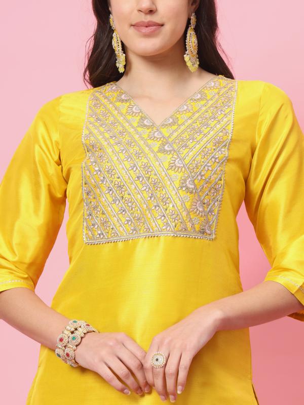 VP 9532 Y Women Kurta and Trousers Pant Set